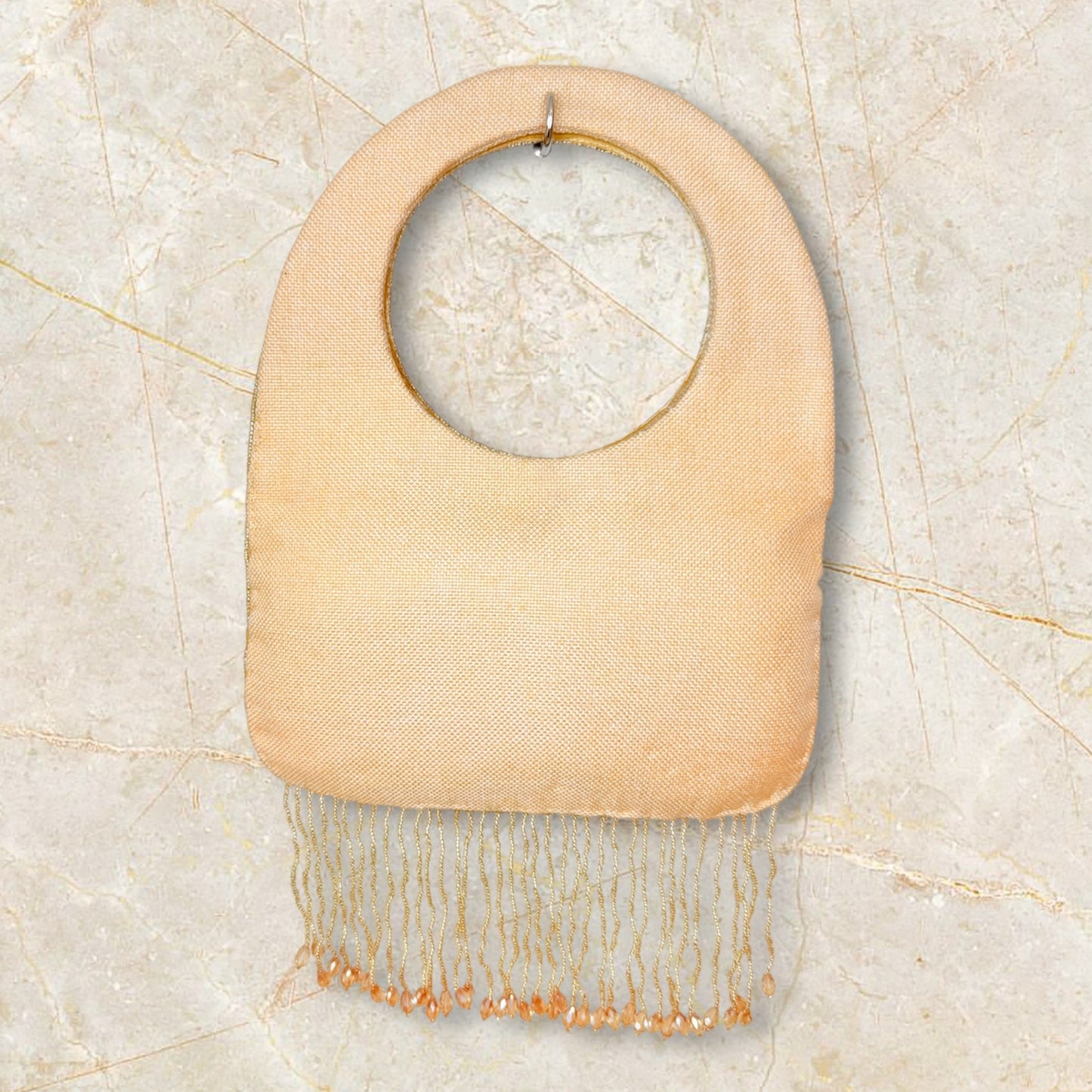 Golden Beaded Bag