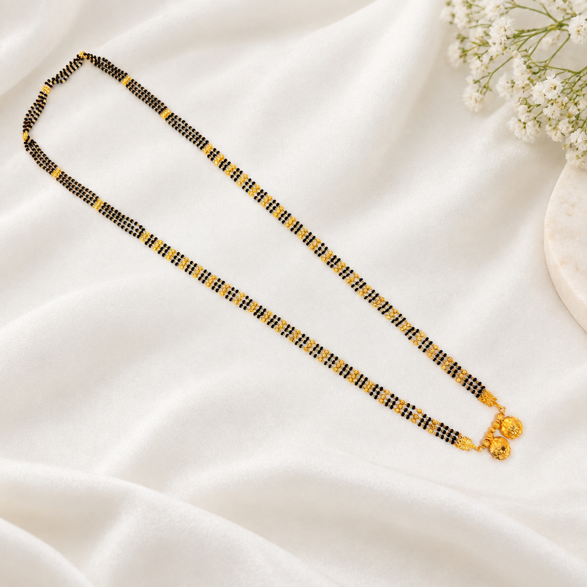 Nandini Long Mangalsutra with pendant - 36 inch