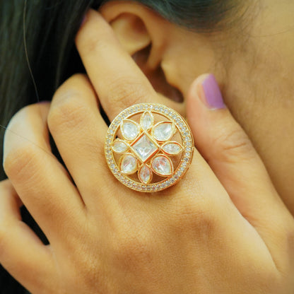 Maharani Moissanite Ring