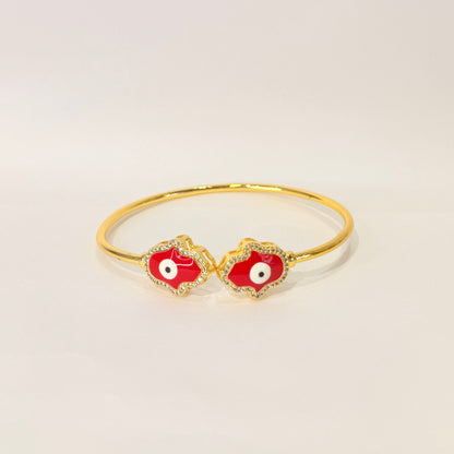 Red Evil Eye Anti Tarnish Bracelet