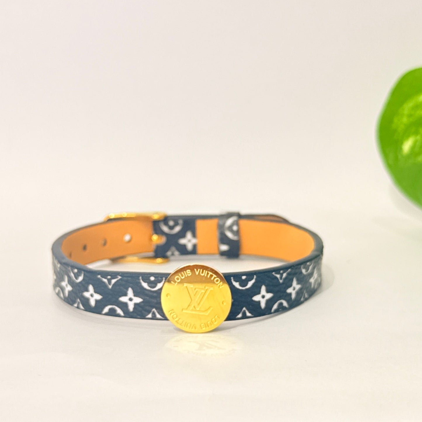 LV Black Belt Bracelet