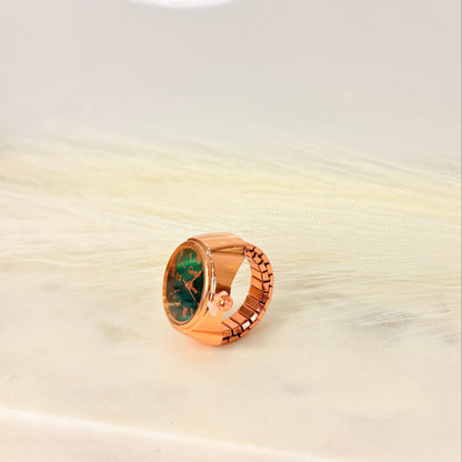 Rosegold Ring Watch