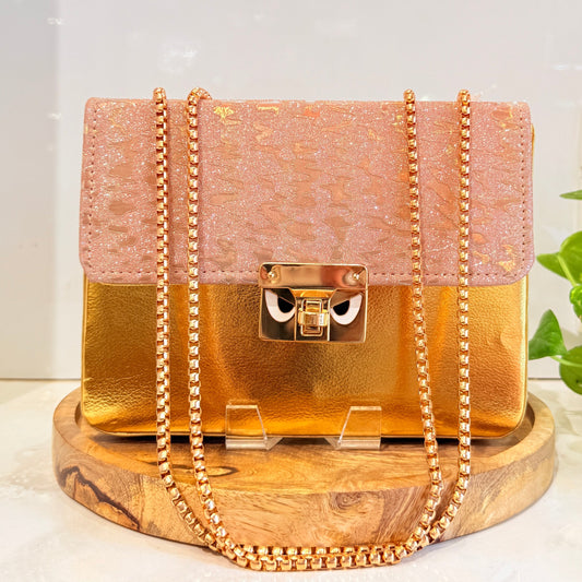 Golden Sling Bag
