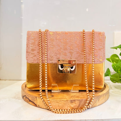 Golden Sling Bag
