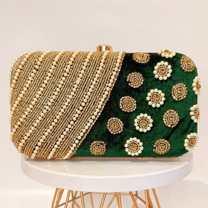 Muskan Clutch - Green