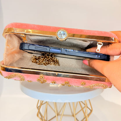 Alia Clutch - pink