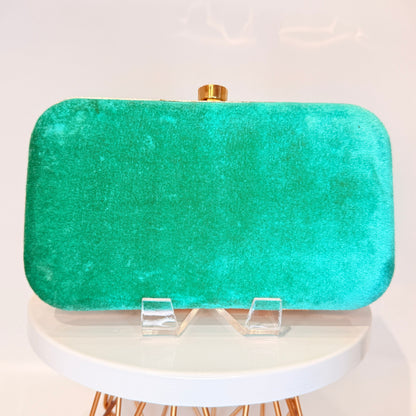 Zerina Clutch - Sea Green