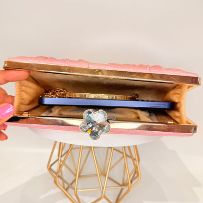 Myra Baby Pink Clutch