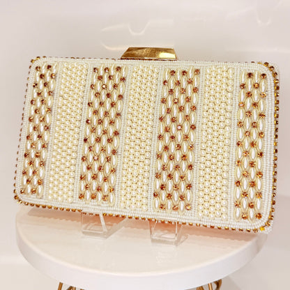 Selia Beaded Clutch