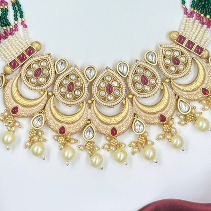 Vanshikha Rajwadi Necklace with Jhumka