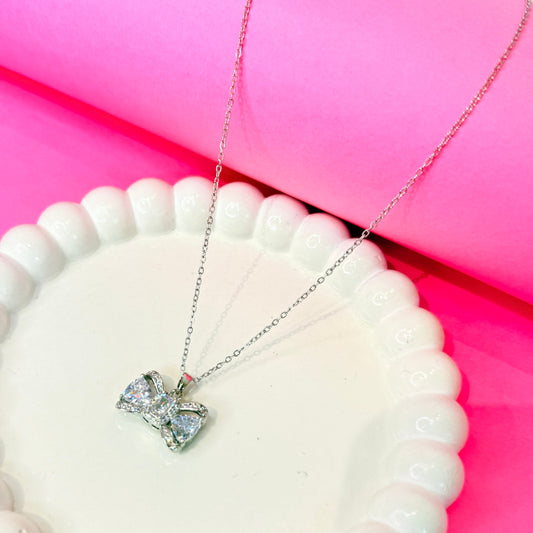 Bowtie Pendant Necklace