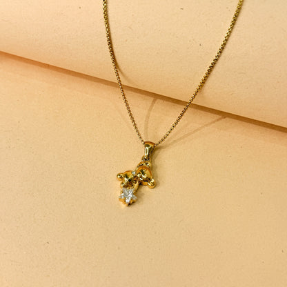 Teddy Star Pendant Necklace