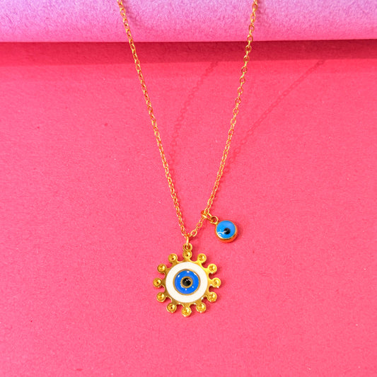 Evil eye charm Pendant Necklace