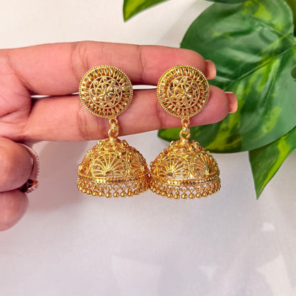 Sanvi Golden Jhumka