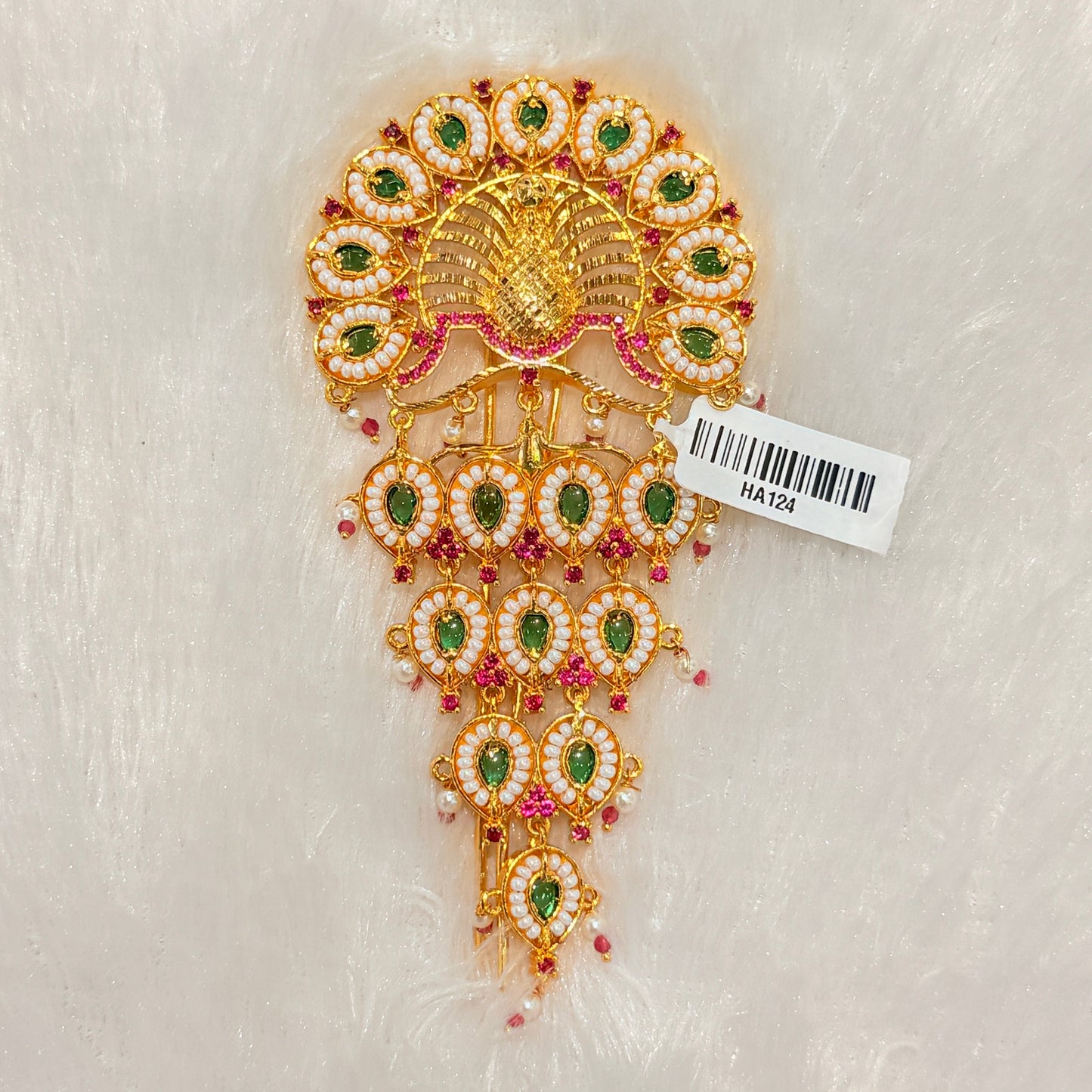 Hair Brooch with Pearls HA124