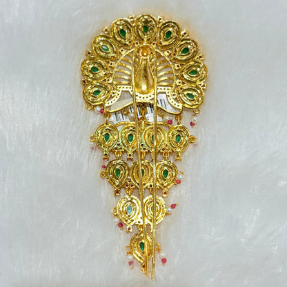 Hair Brooch with Pearls HA124