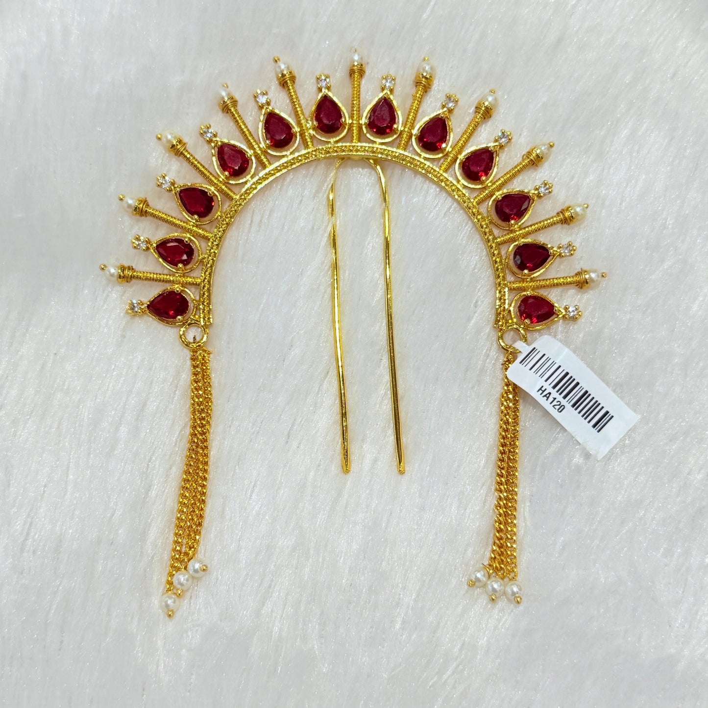 Hair Aati - Red Stones HA120