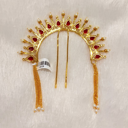 Hair Aati - Red Stones HA120