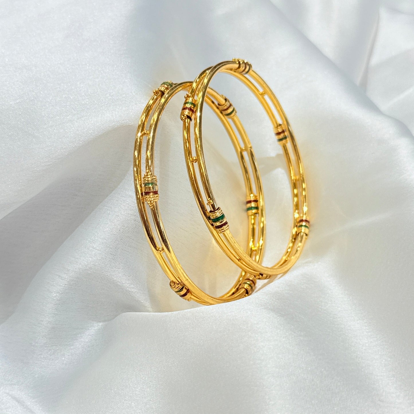 Swanandi Golden Bangle