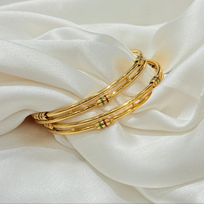 Swanandi Golden Bangle