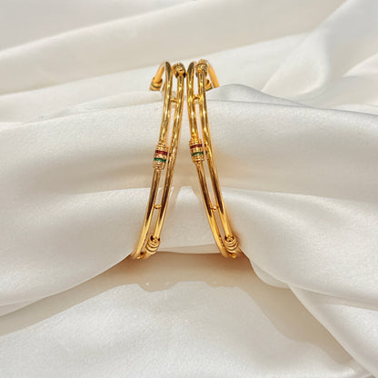 Swanandi Golden Bangle