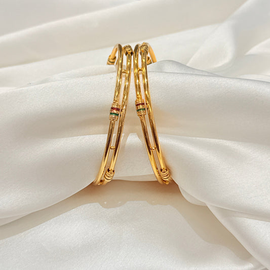 Swanandi Golden Bangle