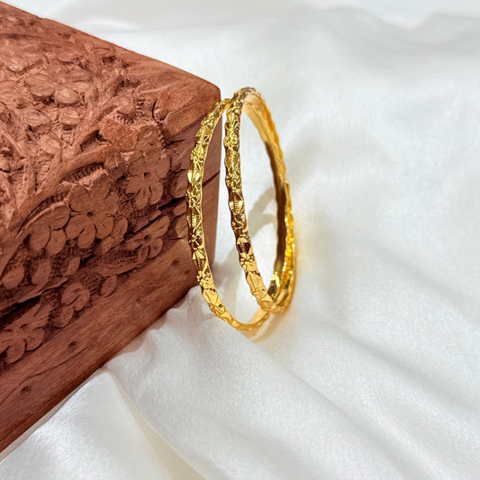 Vinita Golden Bangle