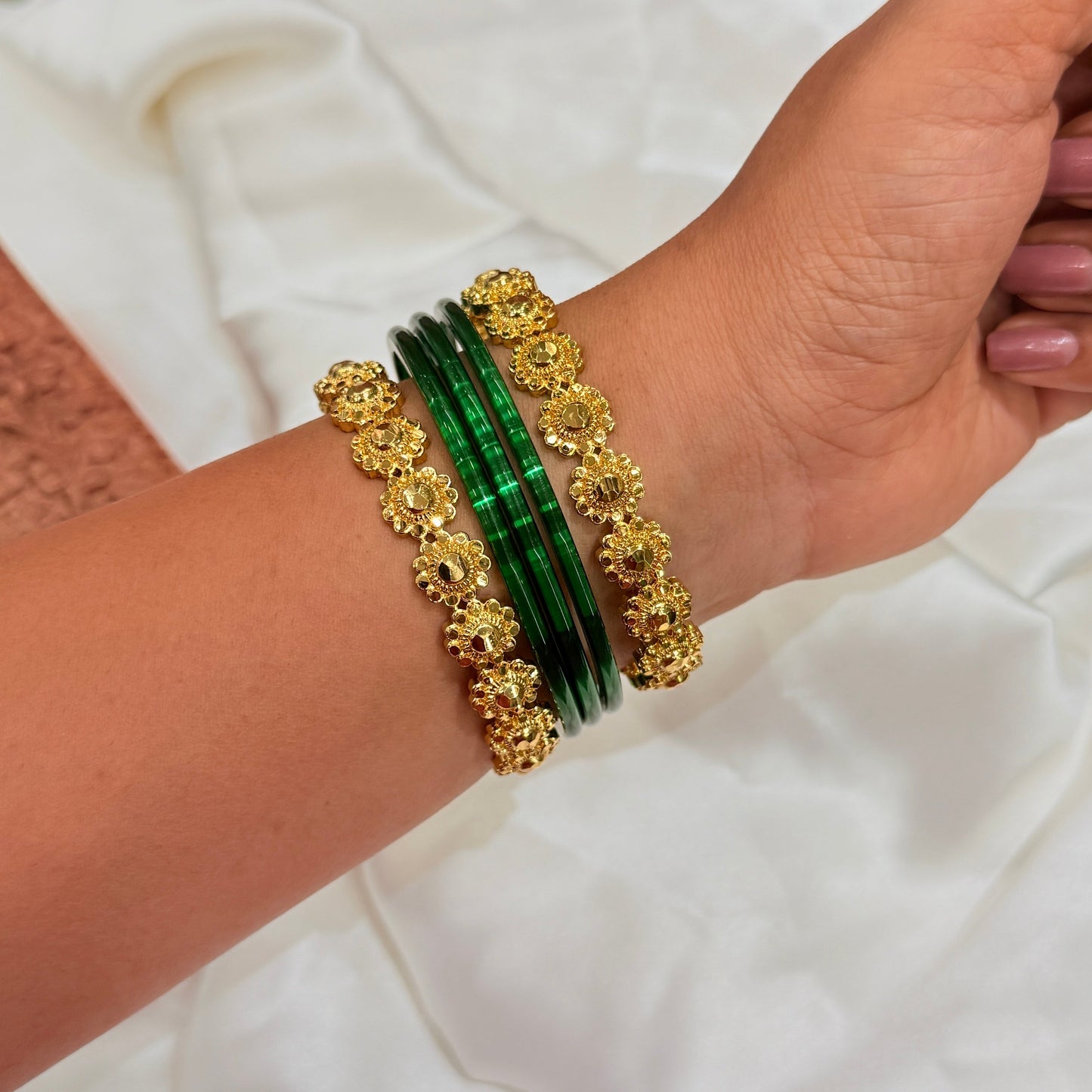 Yukta Golden Bangle