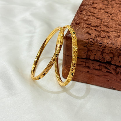 Drashti Meenakari Golden Bangle