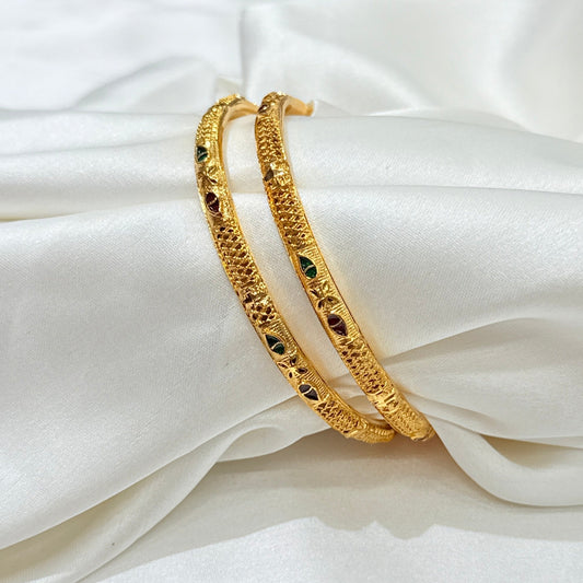 Drashti Meenakari Golden Bangle
