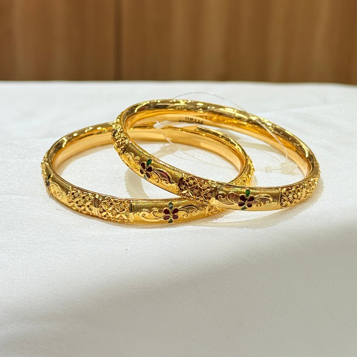 Jyoti Meenakari Golden Bangle