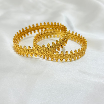 Vedika Golden Pichodi Bangle - GB452