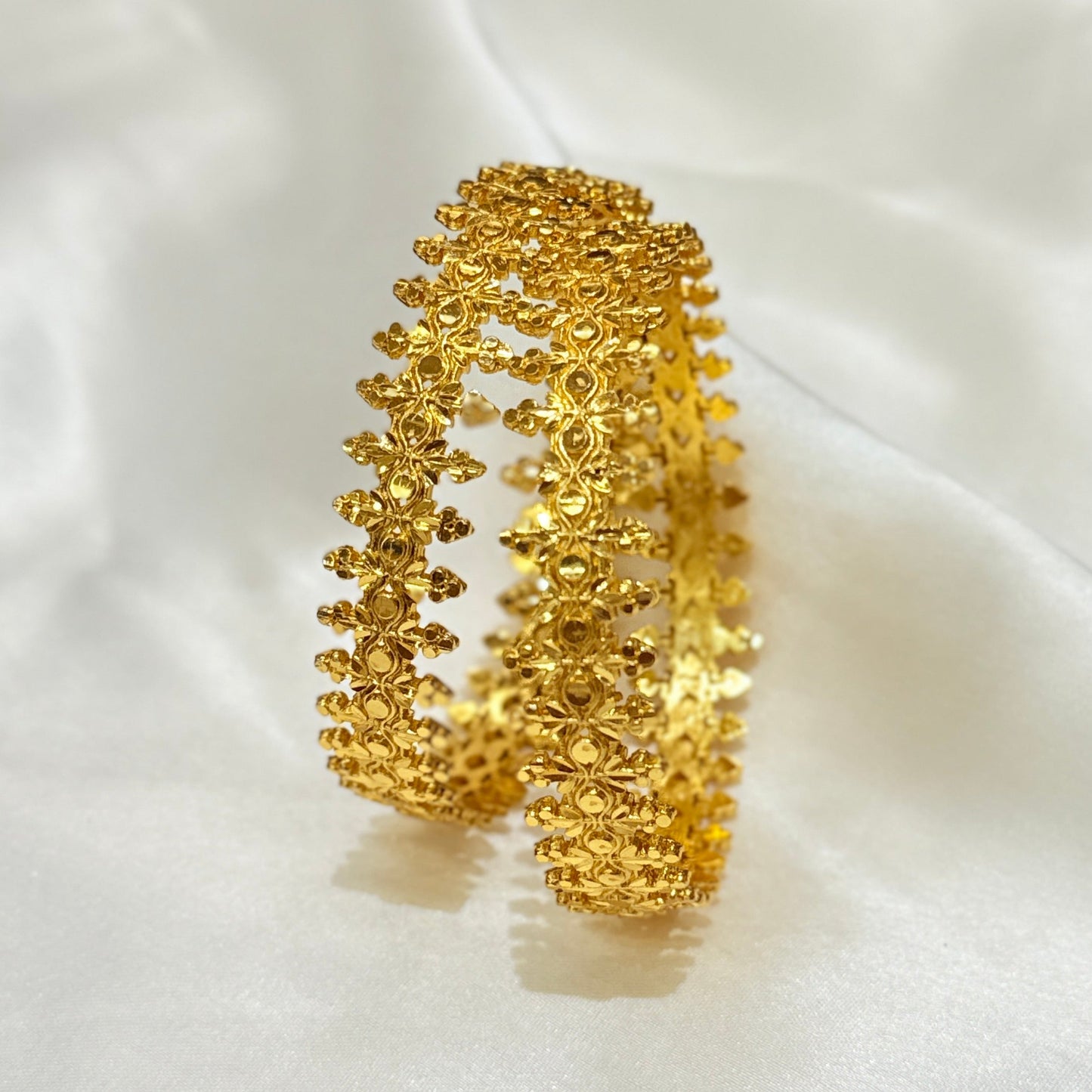 Vedika Golden Pichodi Bangle - GB452