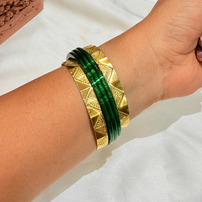 Samira Golden Patli Bangle