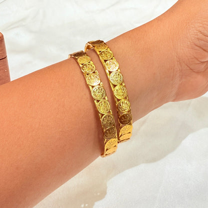 Vijaya Laxmi Golden Bangle