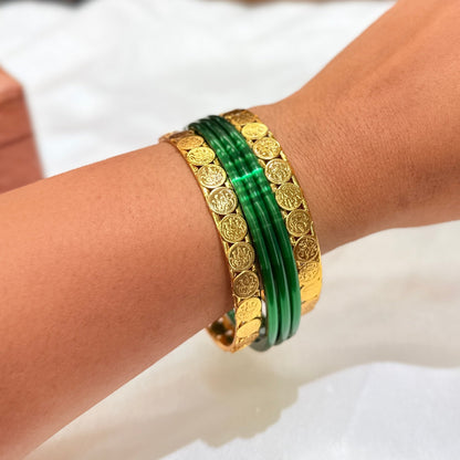 Vijaya Laxmi Golden Bangle