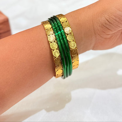 Vijaya Laxmi Golden Bangle