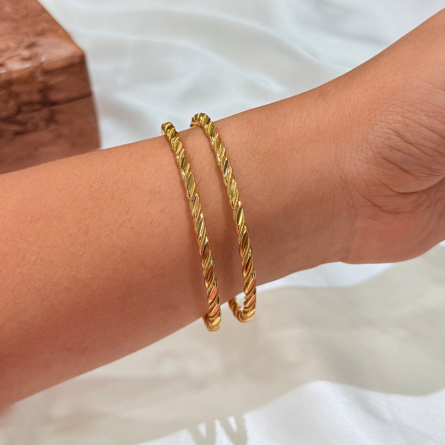 Tia Golden Bangle