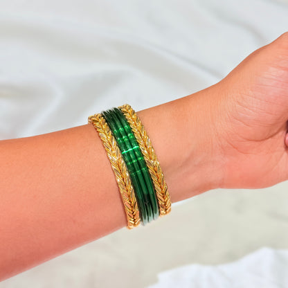 Radhvi Golden Bangle