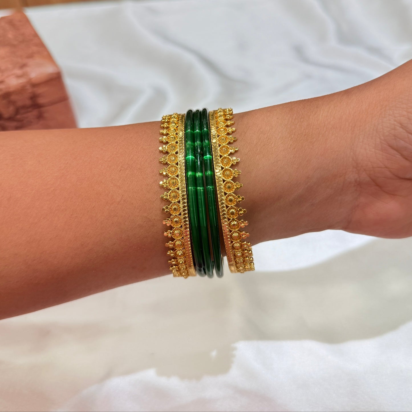 Radha Golden Bangle