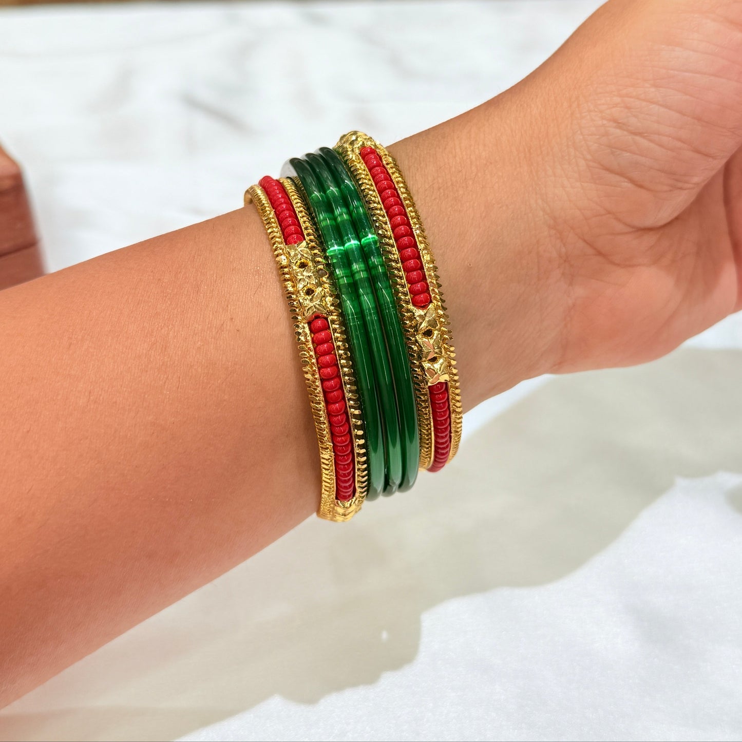 Anusha Golden Bangle
