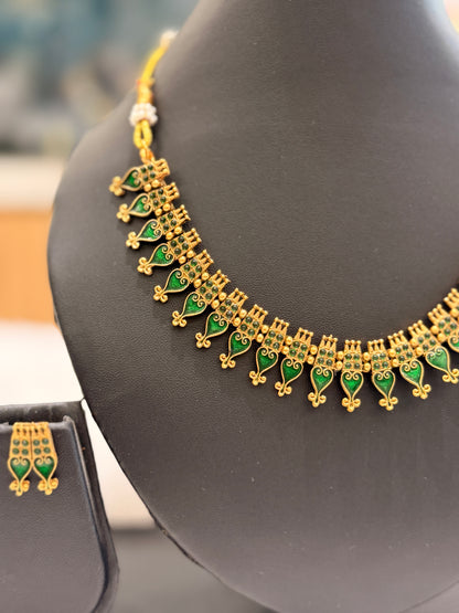 Green Palakka Necklace