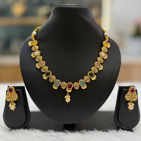 Golden Multicolor Necklace