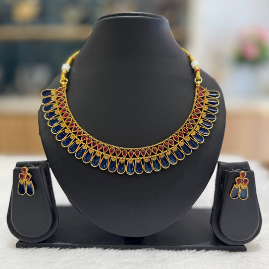 Blue Palakka Necklace