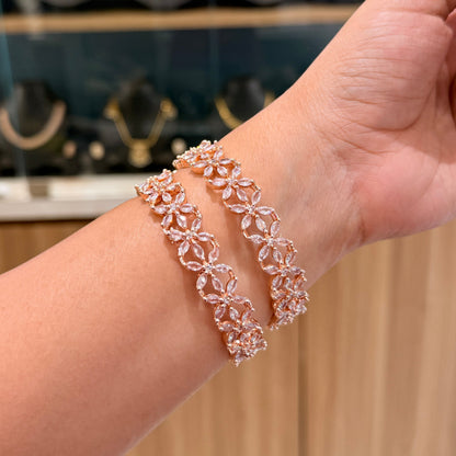 Chandani AD Bangle - Rose Gold