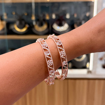 Ivana AD Bangle with Oval Stone