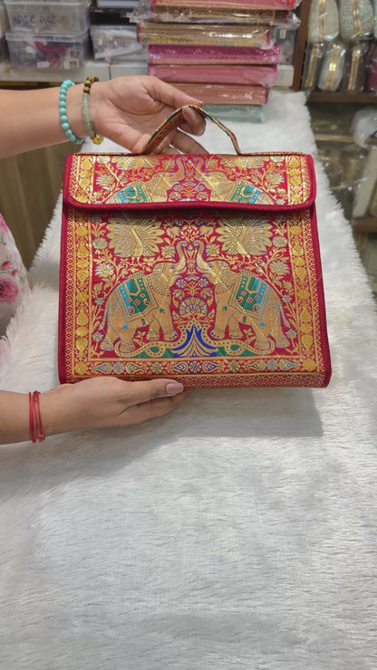 Kavya Jewellery Organiser - Dark Red